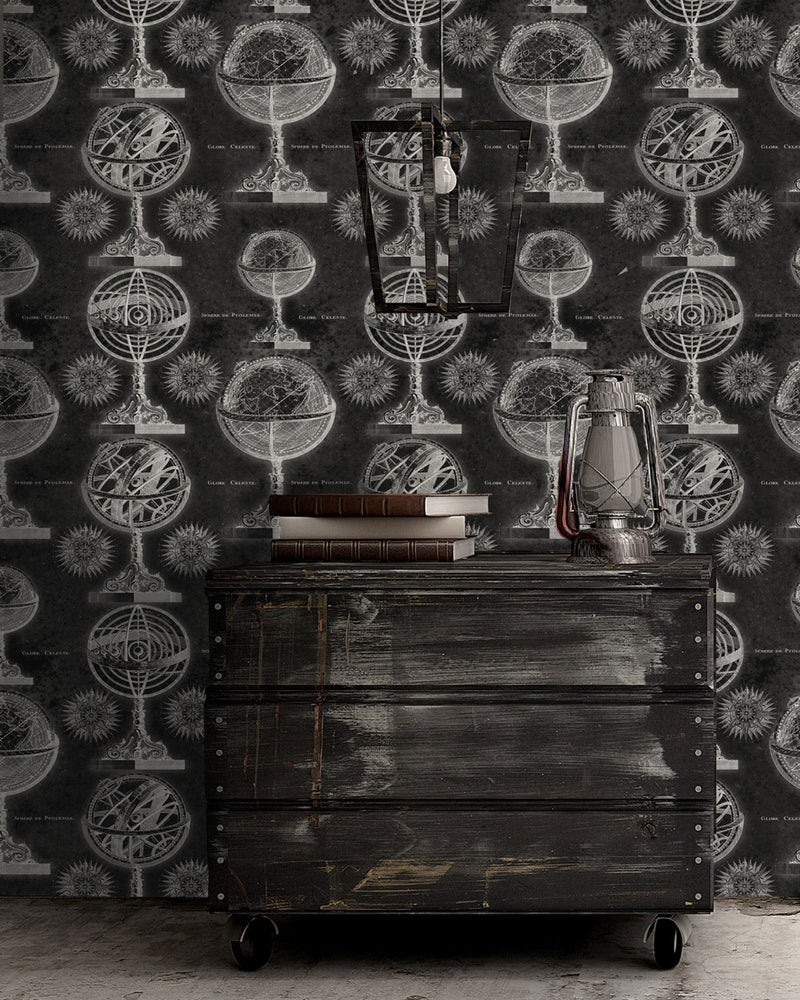 Mind The Gap - ARMILLARY Anthracite Premium Wallpaper - WP20030