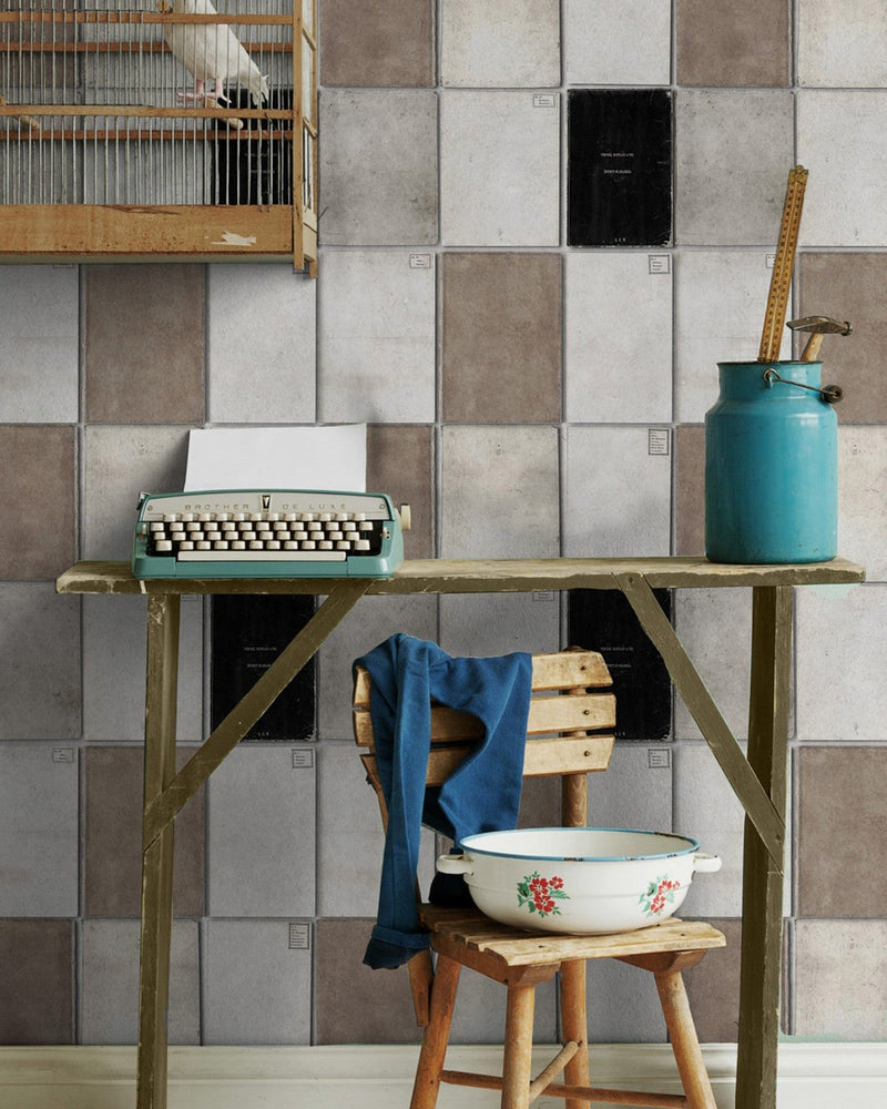 Mind The Gap - BOOK COVERS Neutral Premium Wallpaper - WP20094