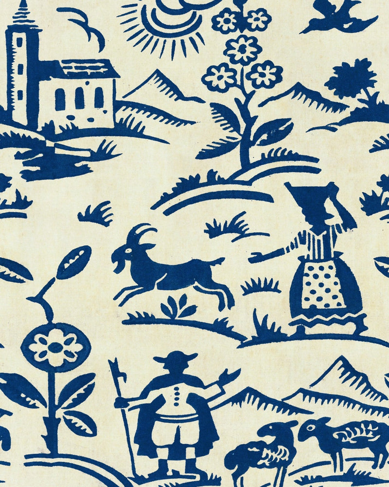 Mind The Gap - BRIXEN Blue Wallpaper - WP30139