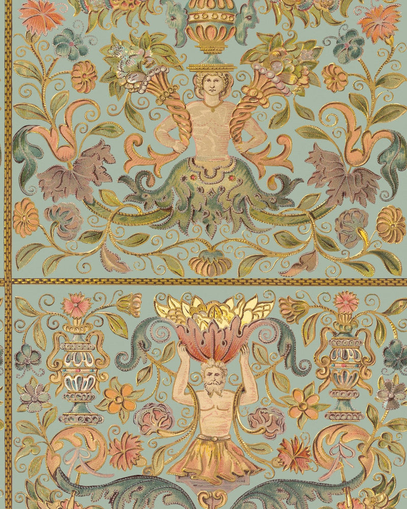 Mind The Gap - BROCADE Powder Wallpaper - WP20371