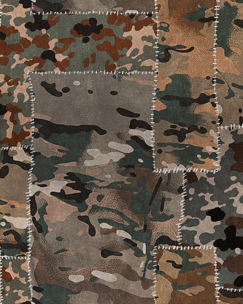 Mind The Gap - CAMO Brown Wallpaper - WP20202