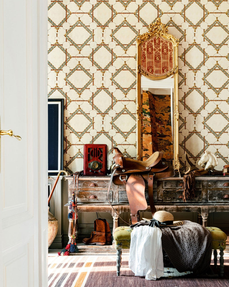 Mind The Gap - DECORATIVE HARNESS Anthracite Wallpaper - WP30107