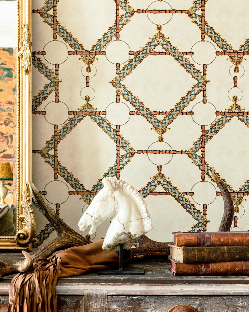 Mind The Gap - DECORATIVE HARNESS Anthracite Wallpaper - WP30107