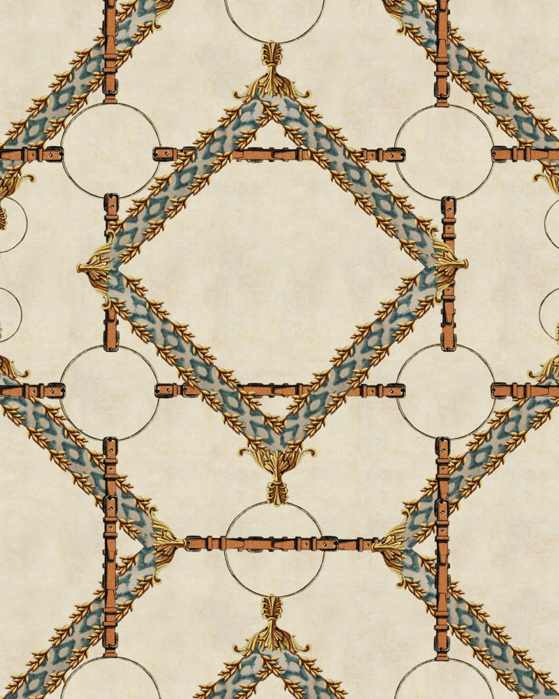 Mind The Gap - DECORATIVE HARNESS Taupe Wallpaper - WP30105