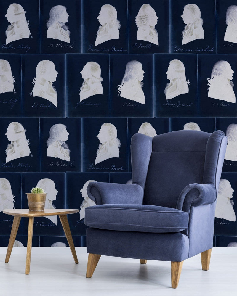 Mind The Gap - DUTCH PORTRAITS Blue Wallpaper - WP20186