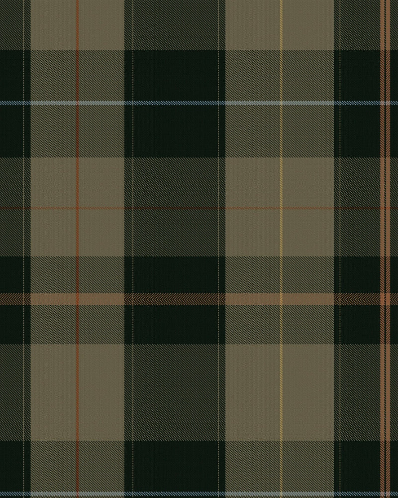 Mind The Gap - EQUESTRIAN PLAID Khaki Wallpaper - WP30109