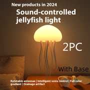 Full-color gradient LED jellyfish desk lamp