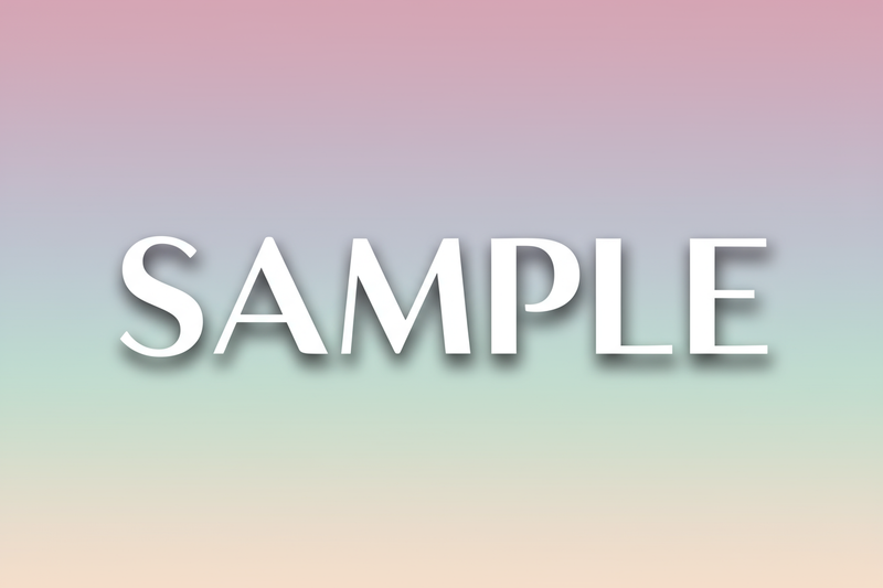 generate an image with the word sample