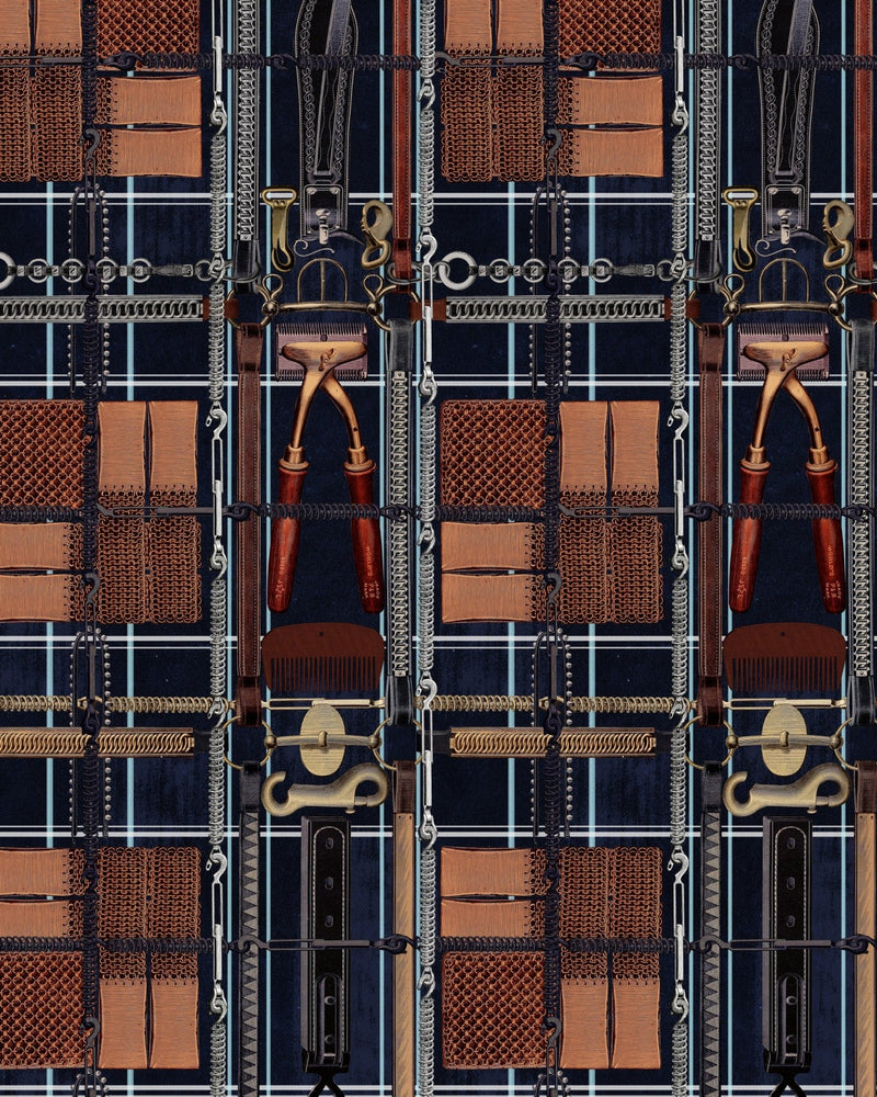 Mind The Gap - HARNESSMAKER'S ATELIER Dark Wallpaper - WP20641