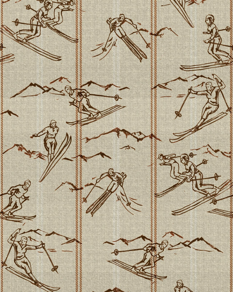 Mind The Gap - ISCHGL Taupe Wallpaper - WP30133