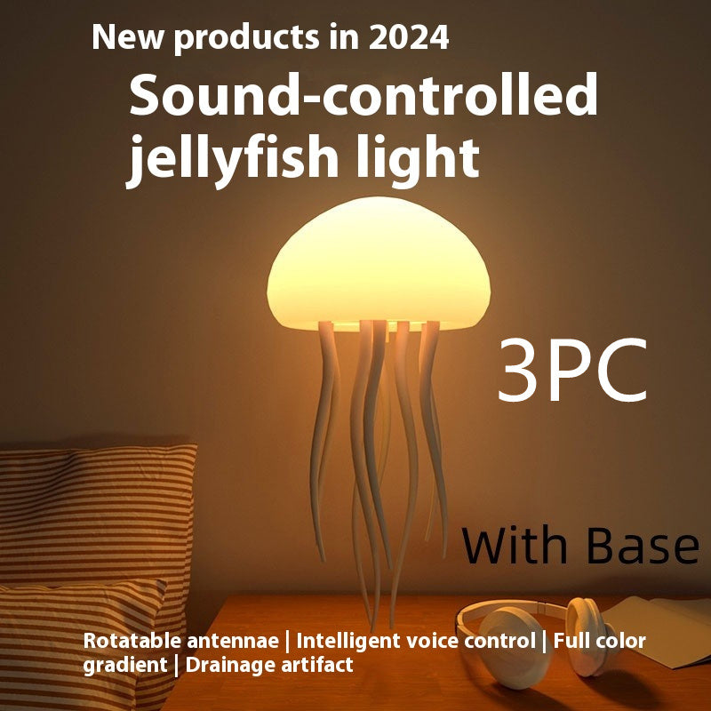 Jellyfish Mood Lamp with hanging and base stand options