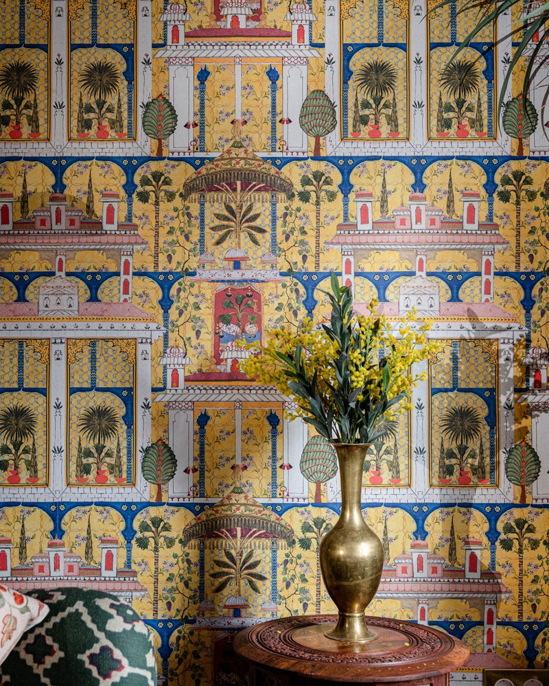 Mind The Gap - MAJORELLE GARDEN Agate Wallpaper - WP20748