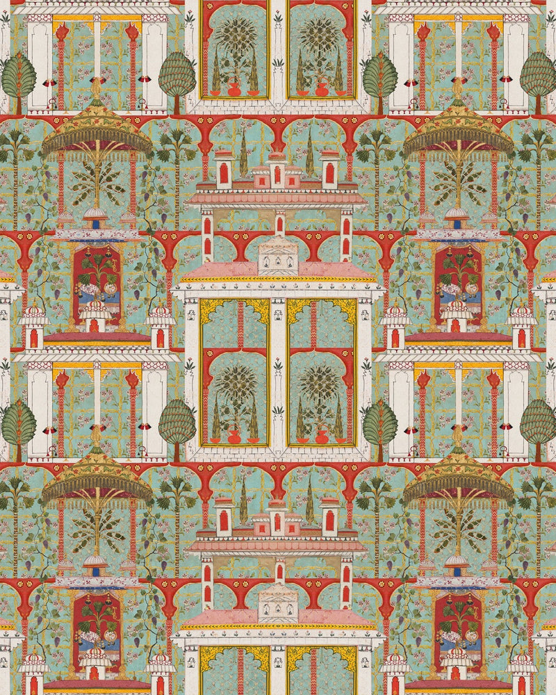 Mind The Gap - MAJORELLE GARDEN Agate Wallpaper - WP20748