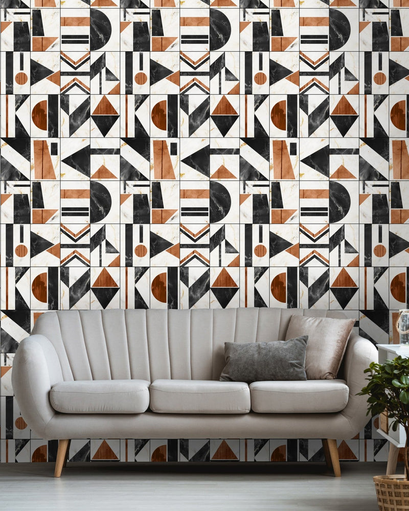 Mind The Gap - SOHO Copper Wallpaper - WP20353