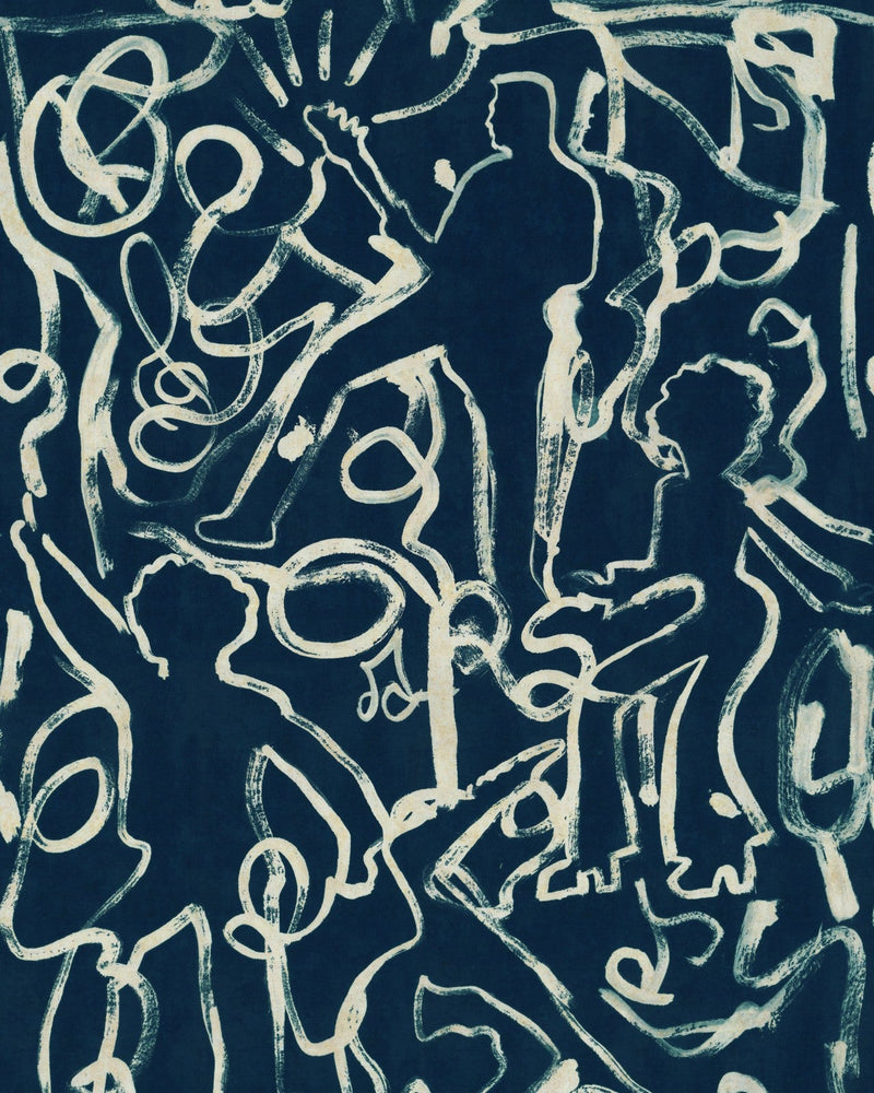 Mind The Gap - ON THE STAGE Midnight Blue Wallpaper - WP30094