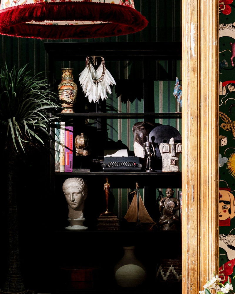 Mind The Gap - OREGON Washed Blue Wallpaper - WP30097