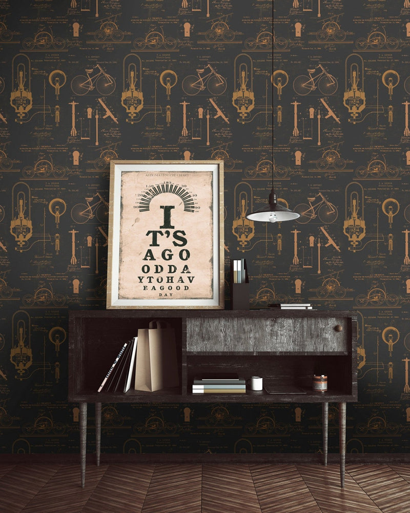 Mind The Gap - PATENTS Premium Wallpaper - WP20048