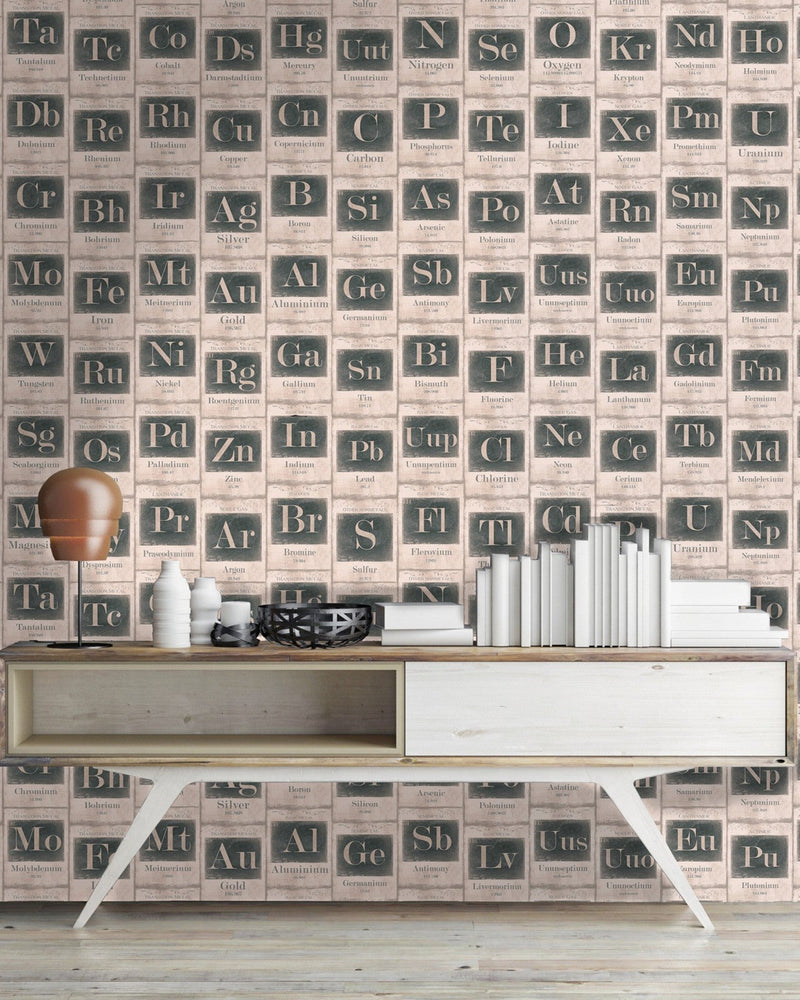 Mind The Gap - PERIODIC TABLE OF ELEMENTS Sand Premium Wallpaper - WP20041