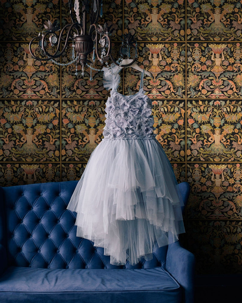 Mind The Gap - BROCADE Anthracite Wallpaper - WP20370