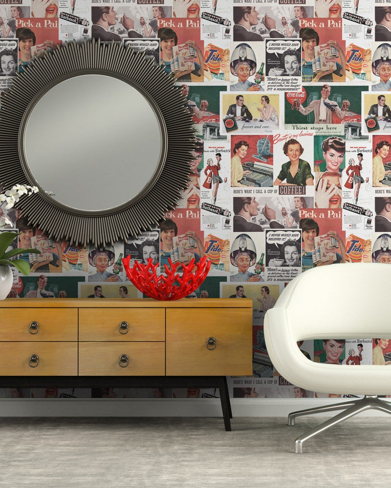 Mind The Gap - RETRO ADS Premium Wallpaper - WP20069