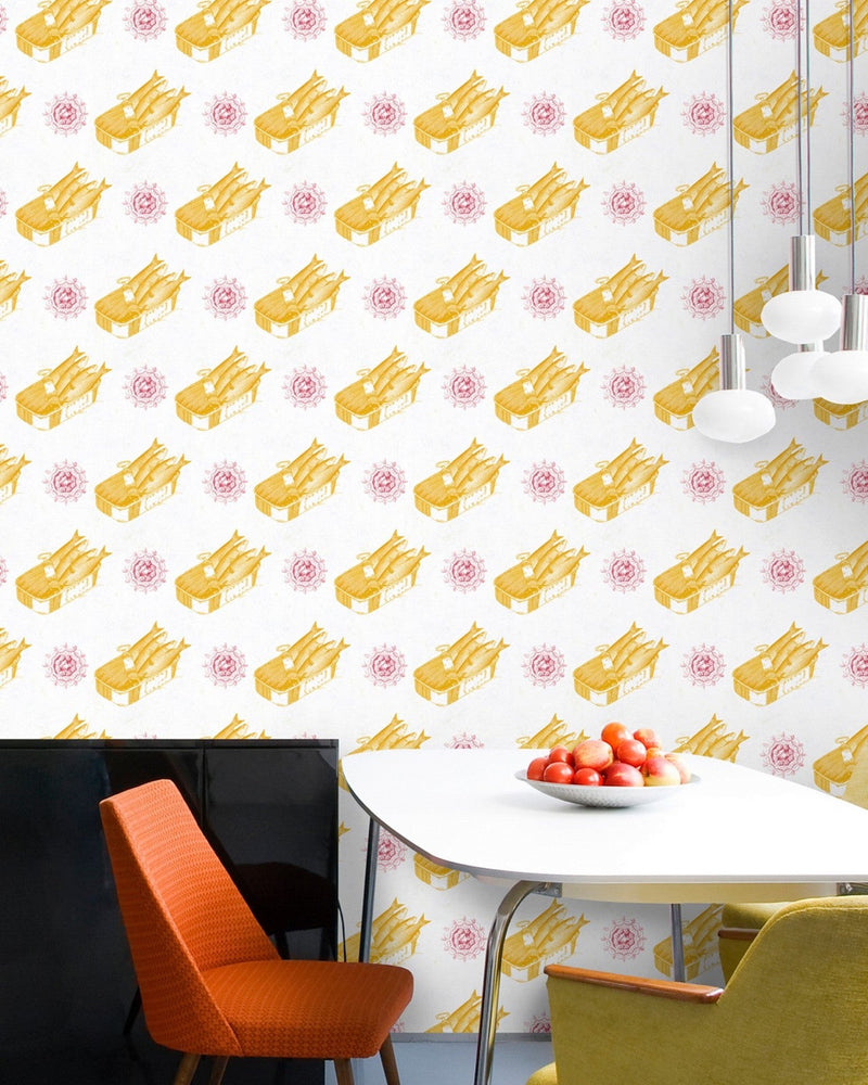 Mind The Gap - SARDINES Yellow Premium Wallpaper - WP20010