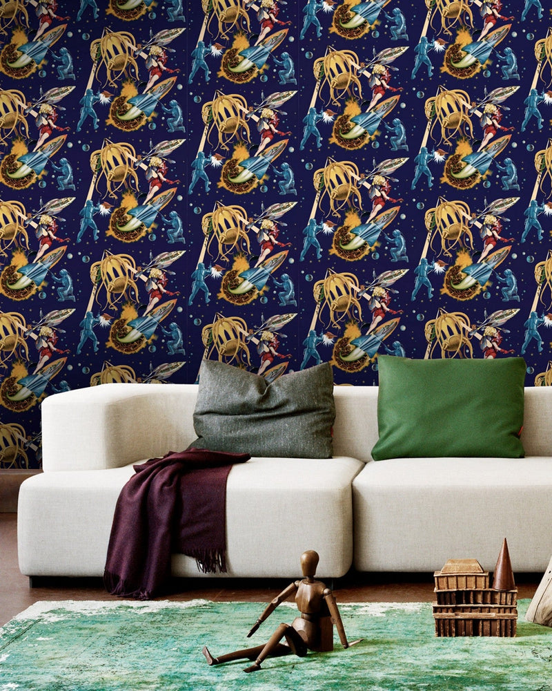 Mind The Gap - SCI-FI PULP Premium Wallpaper - WP20064