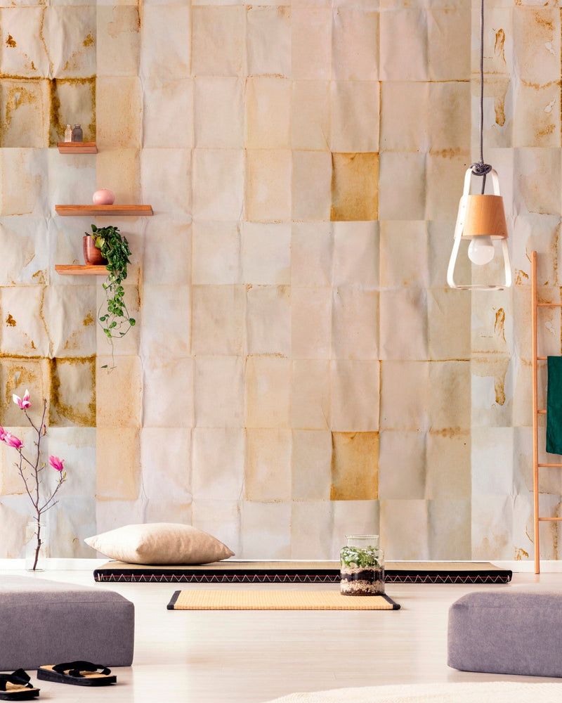 Mind The Gap - SHIBUI Taupe Wallpaper - WP20348