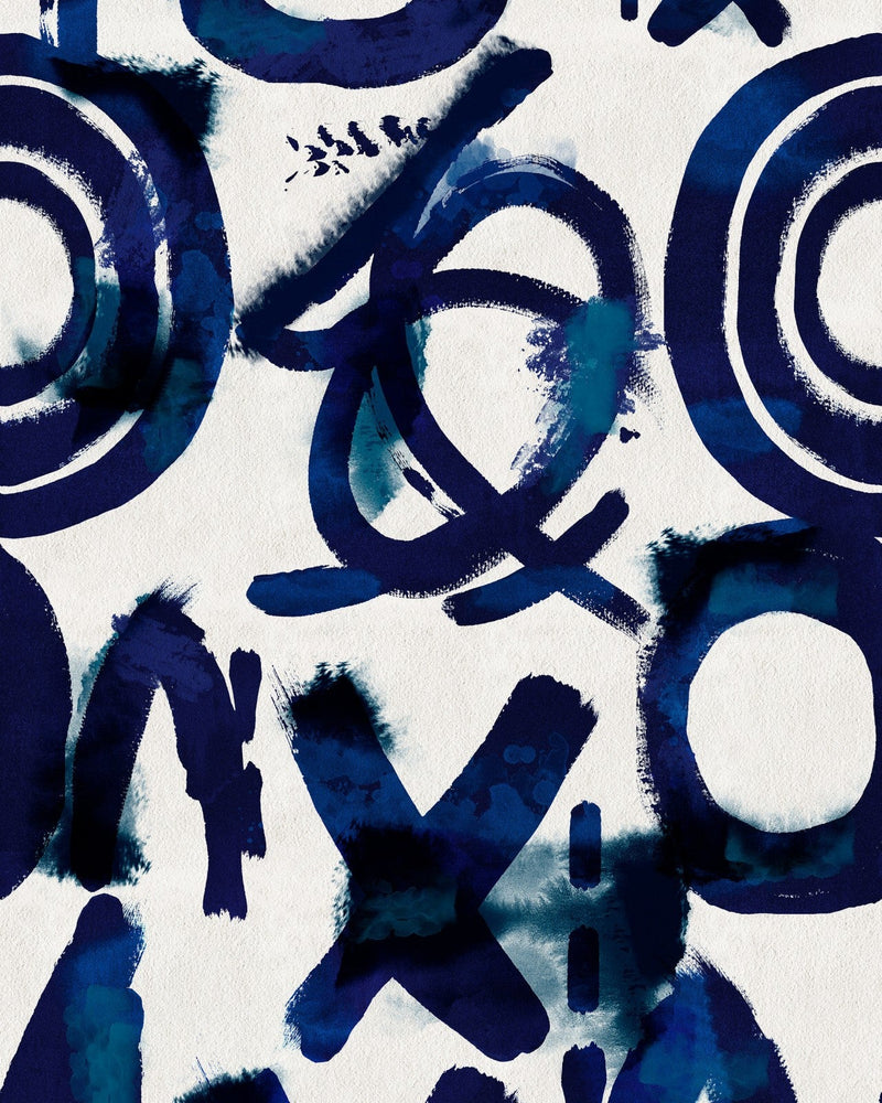 Mind The Gap - SPONTANEOUS Blue Wallpaper - WP20327