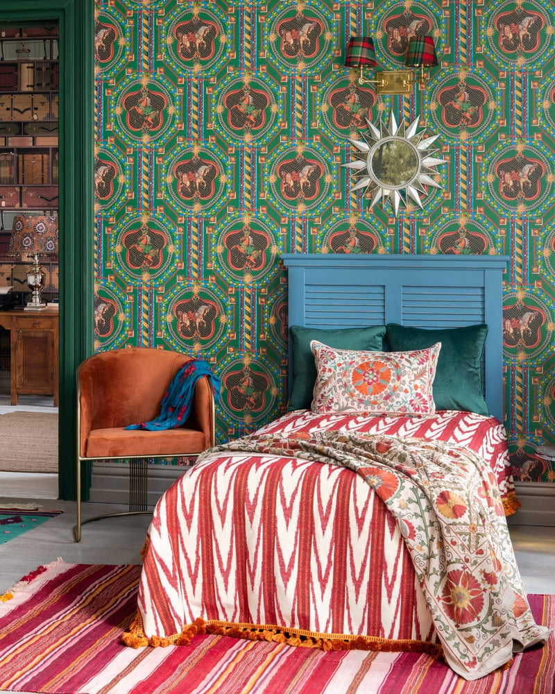 Mind The Gap - VENETIAN ORNAMENT Anthracite Wallpaper - WP20767