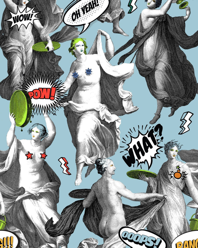 Mind The Gap - WATCH OUT! Blue Wallpaper - WP20384