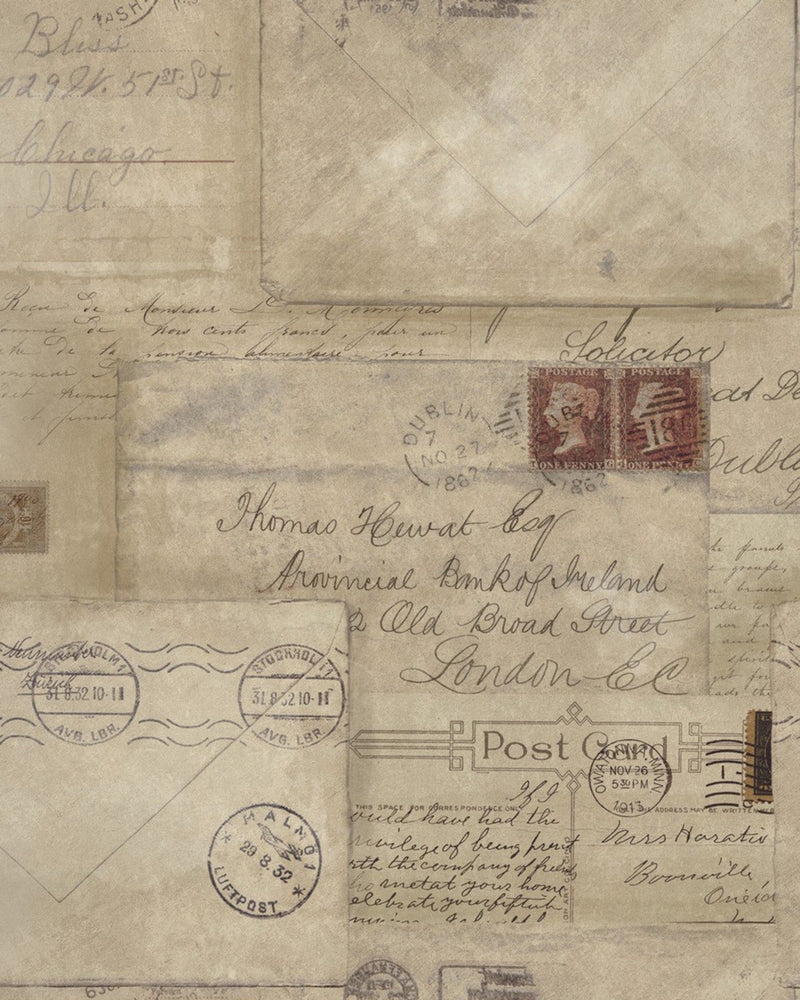 Mind The Gap - VINTAGE LETTERS Premium Wallpaper - WP20017