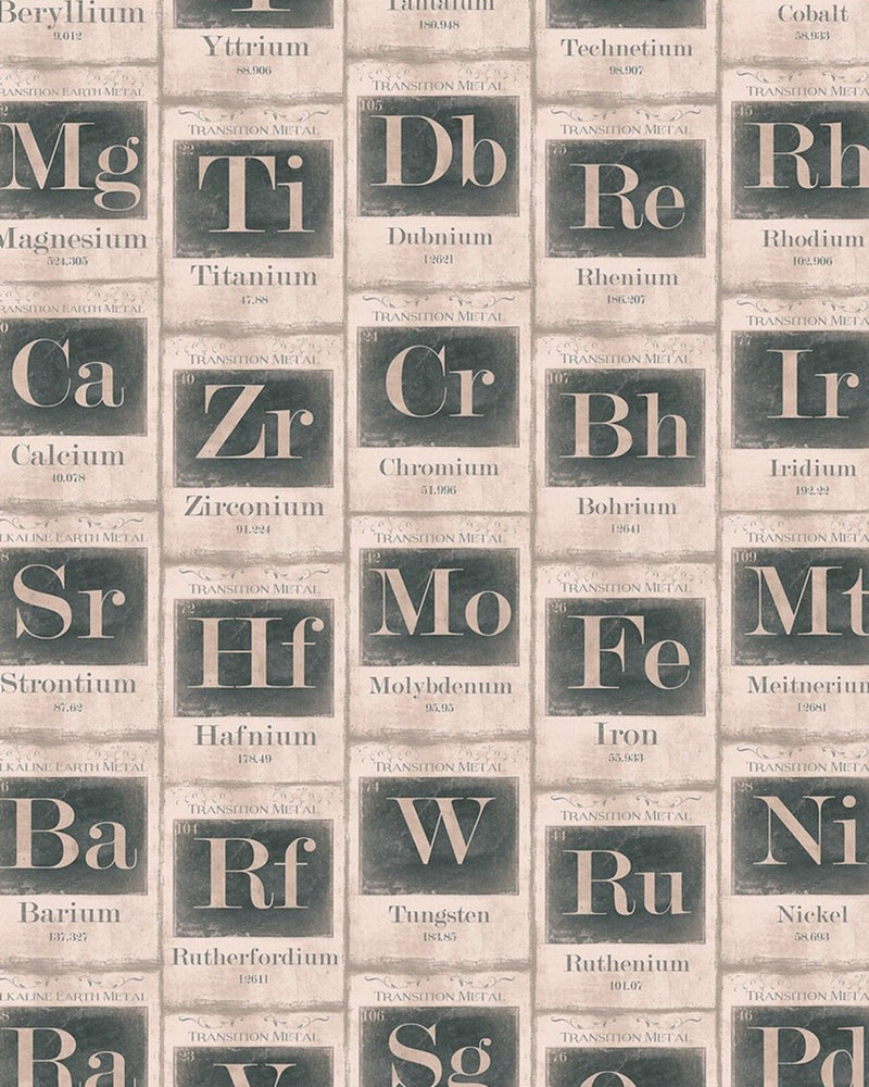 Mind The Gap - PERIODIC TABLE OF ELEMENTS Sand Premium Wallpaper - WP20041