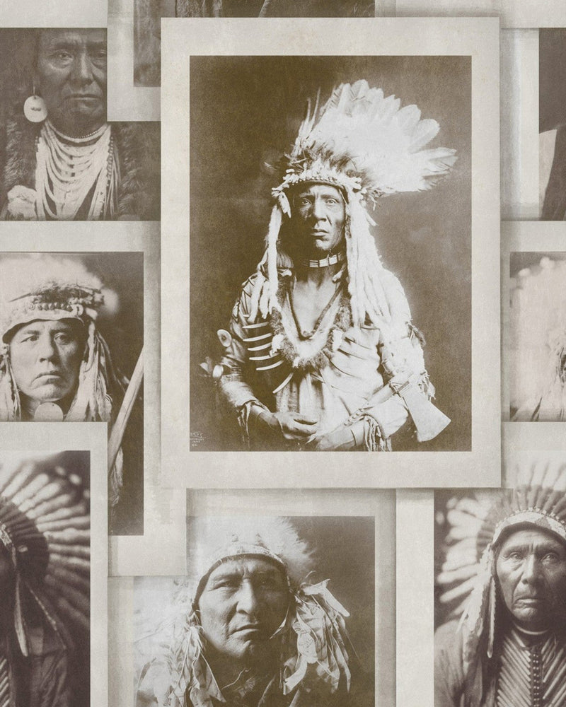 Mind The Gap - INDIAN CHIEFS Sepia Premium Wallpaper - WP20071
