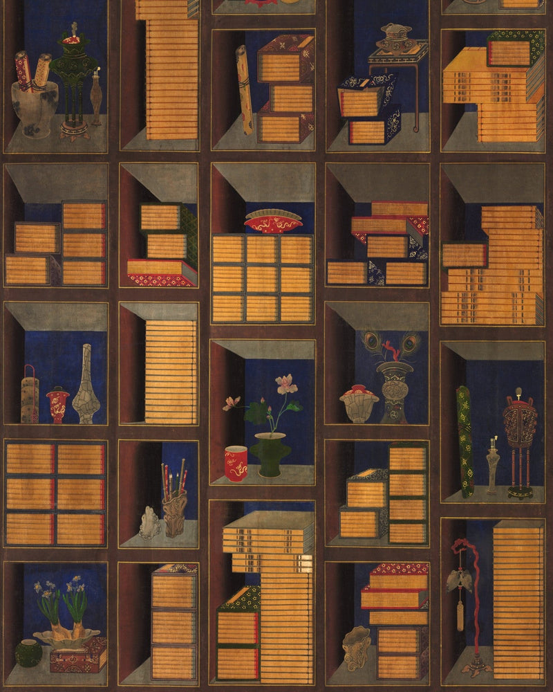 Mind The Gap - KOREAN LIBRARY Chromo Wallpaper - WP20469