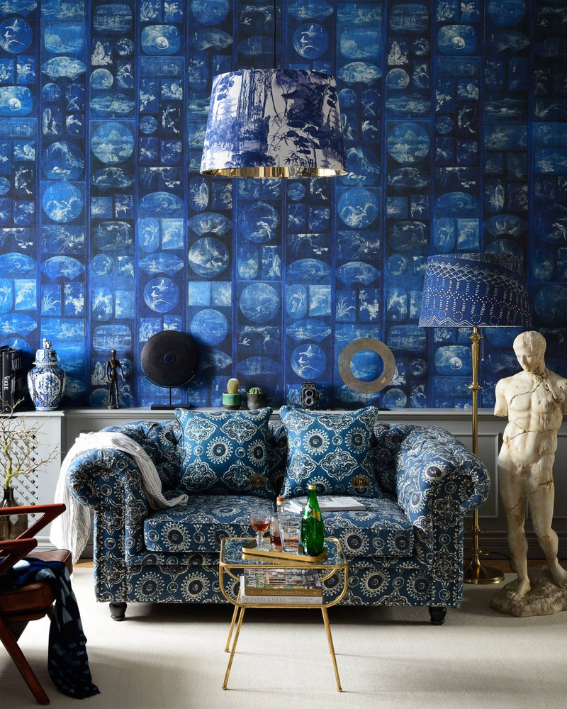 Mind The Gap - AIZOME COLLAGE Wallpaper - WP20506