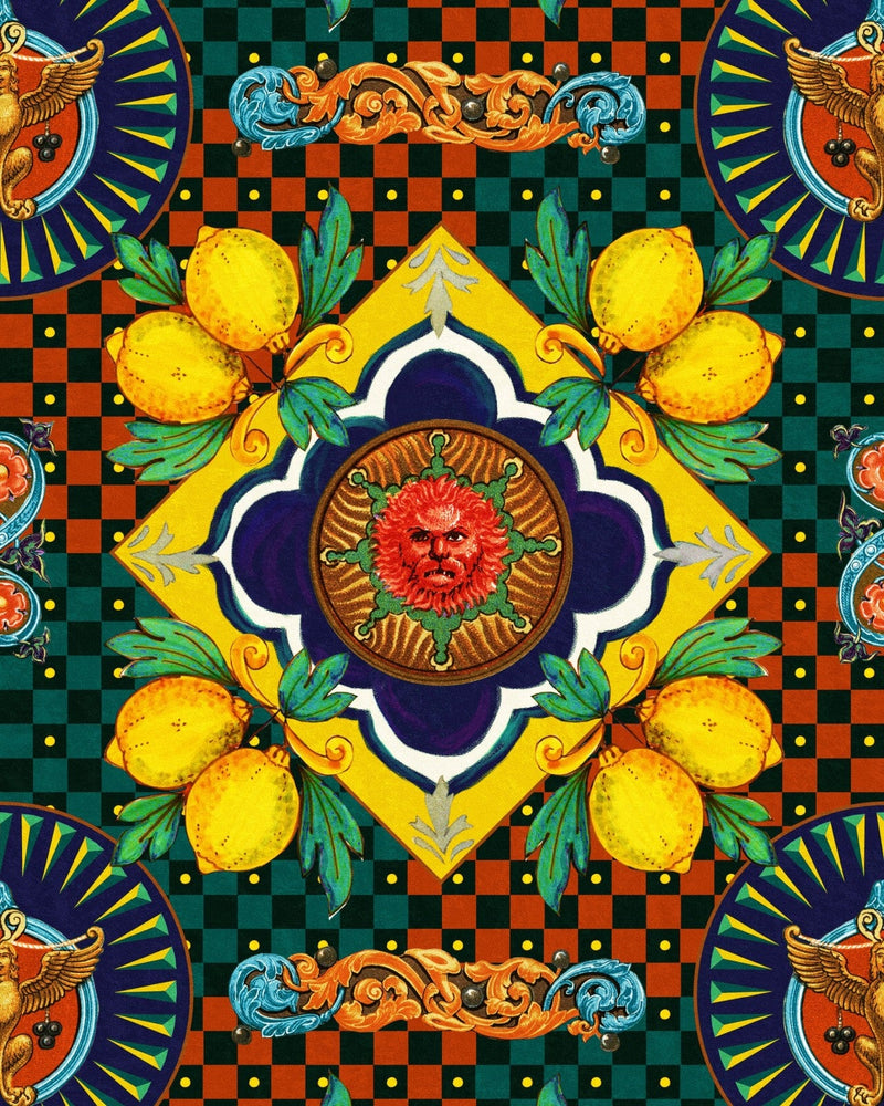 Mind The Gap - AMALFI Blue Wallpaper - WP20830