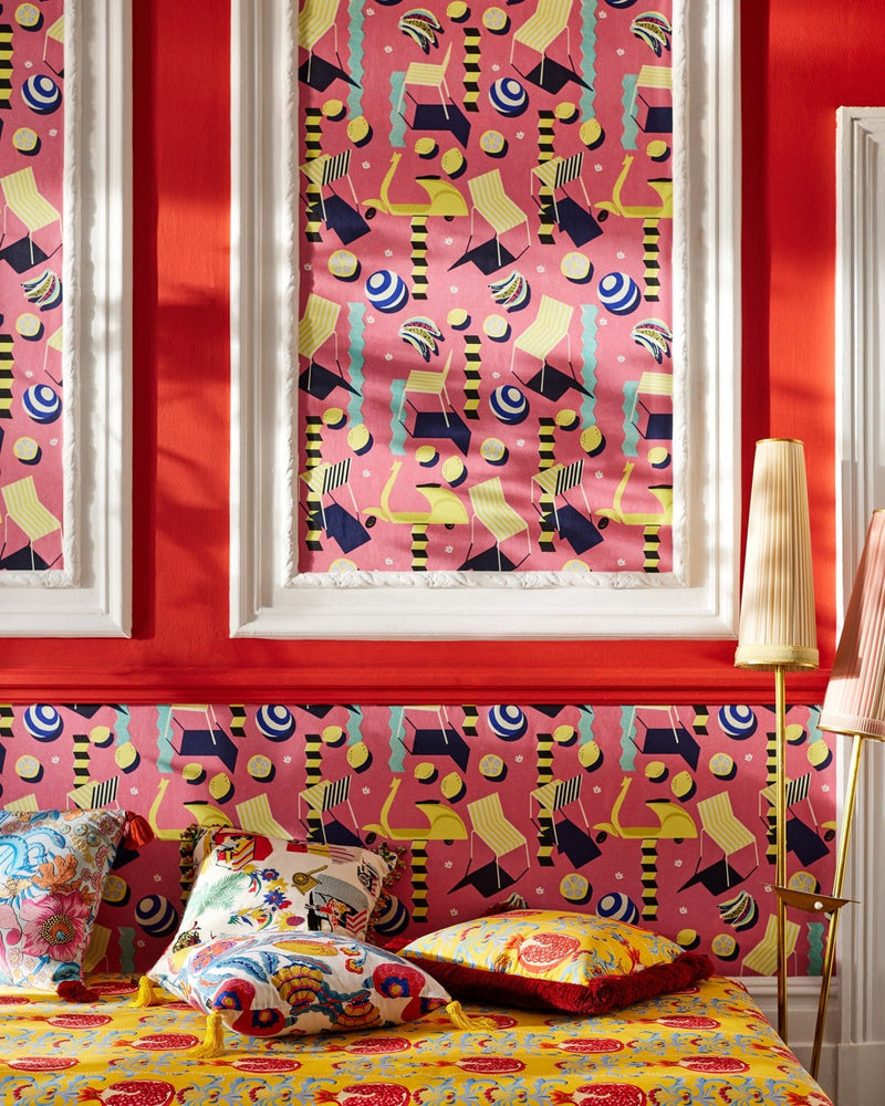 Mind The Gap - MOTO BELLO Pink Wallpaper - WP20853