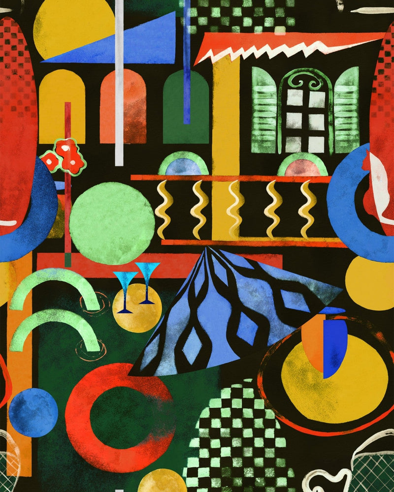 Mind The Gap - VERANDA Anthracite Wallpaper - WP20859