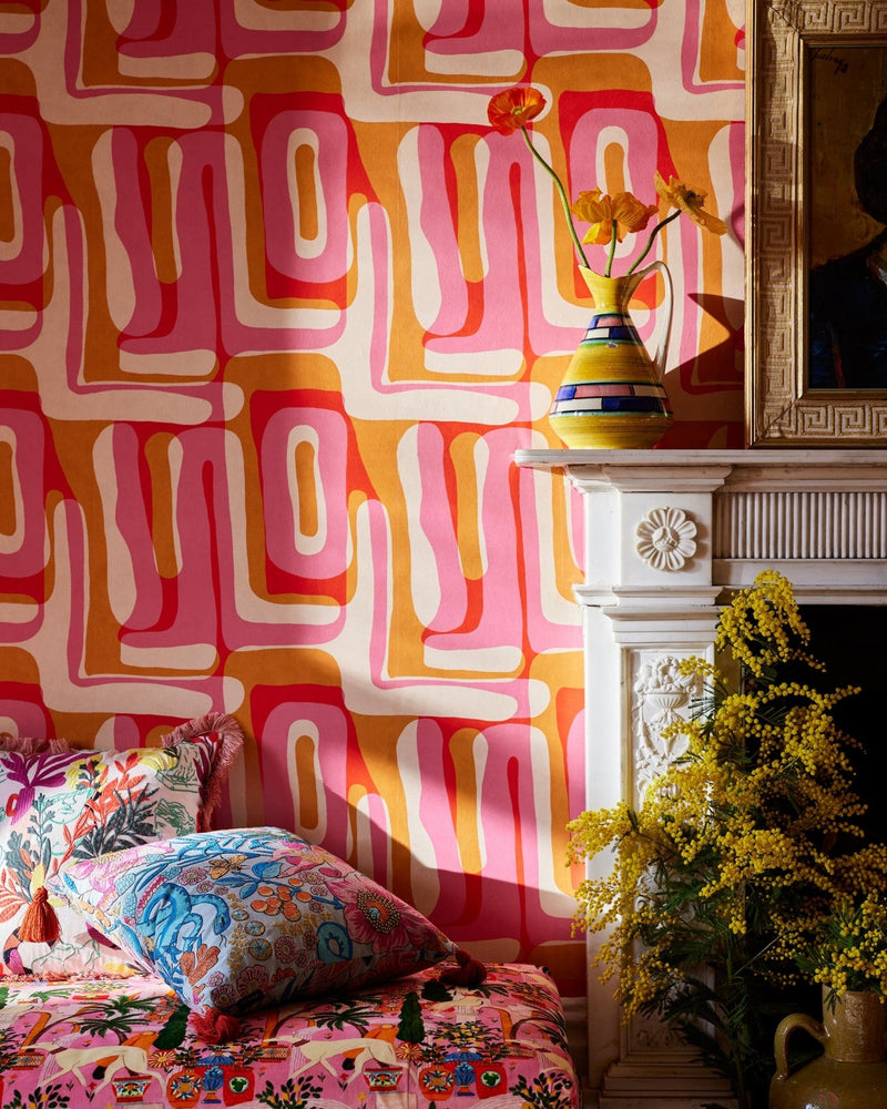 Mind The Gap - NOSTALGIA Marrone Wallpaper - WP30199